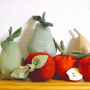 DIY instructions apple pear sewing pattern image 3