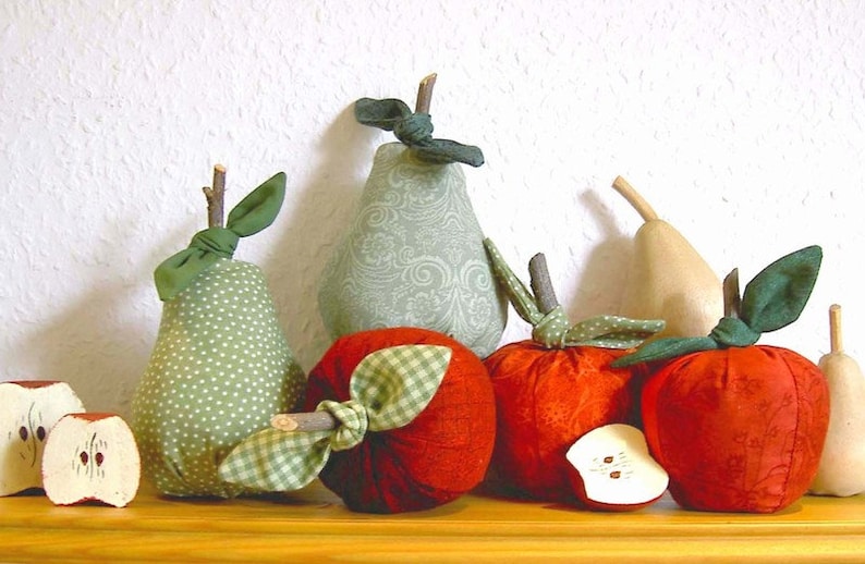 DIY instructions apple pear sewing pattern image 3