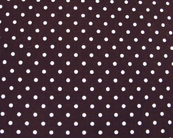 Fabric dots brown