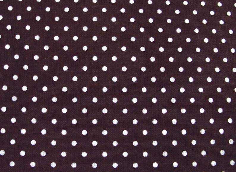 Fabric dots brown image 1