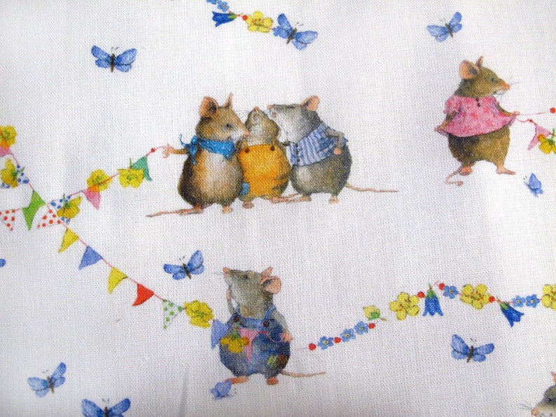 acufactum fabric Daniela Drescher mice pennant children image 2