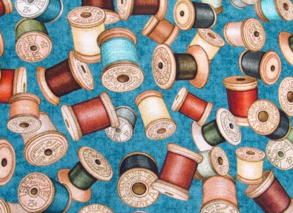 Fabric Spools of Thread 
