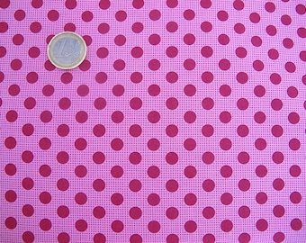 Tessuto Tilda, a pois, in cotone, patchwork, al metro, 25 x 110 cm