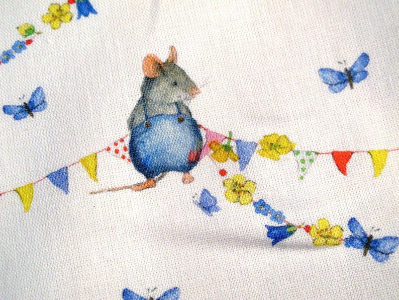 acufactum fabric Daniela Drescher mice pennant children image 1