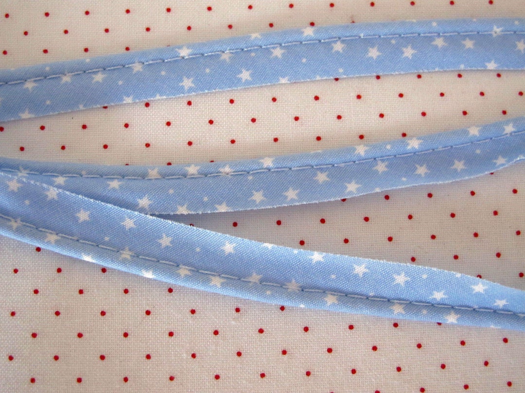 Piping Ribbon Star 1.20 Eur/meter Light Blue White 2 M - Etsy