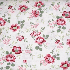 Rosen Blumen Stoff Patchwork