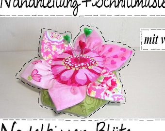 Instructions pincushion sewing pattern DIY