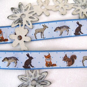 Web ribbon animal children Daniela Drescher 3.95 EUR/meter acufactum image 1