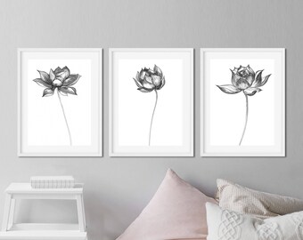 Abstract Couple Black And White Pattern Wall Art Large Poster /& Canvas Picture