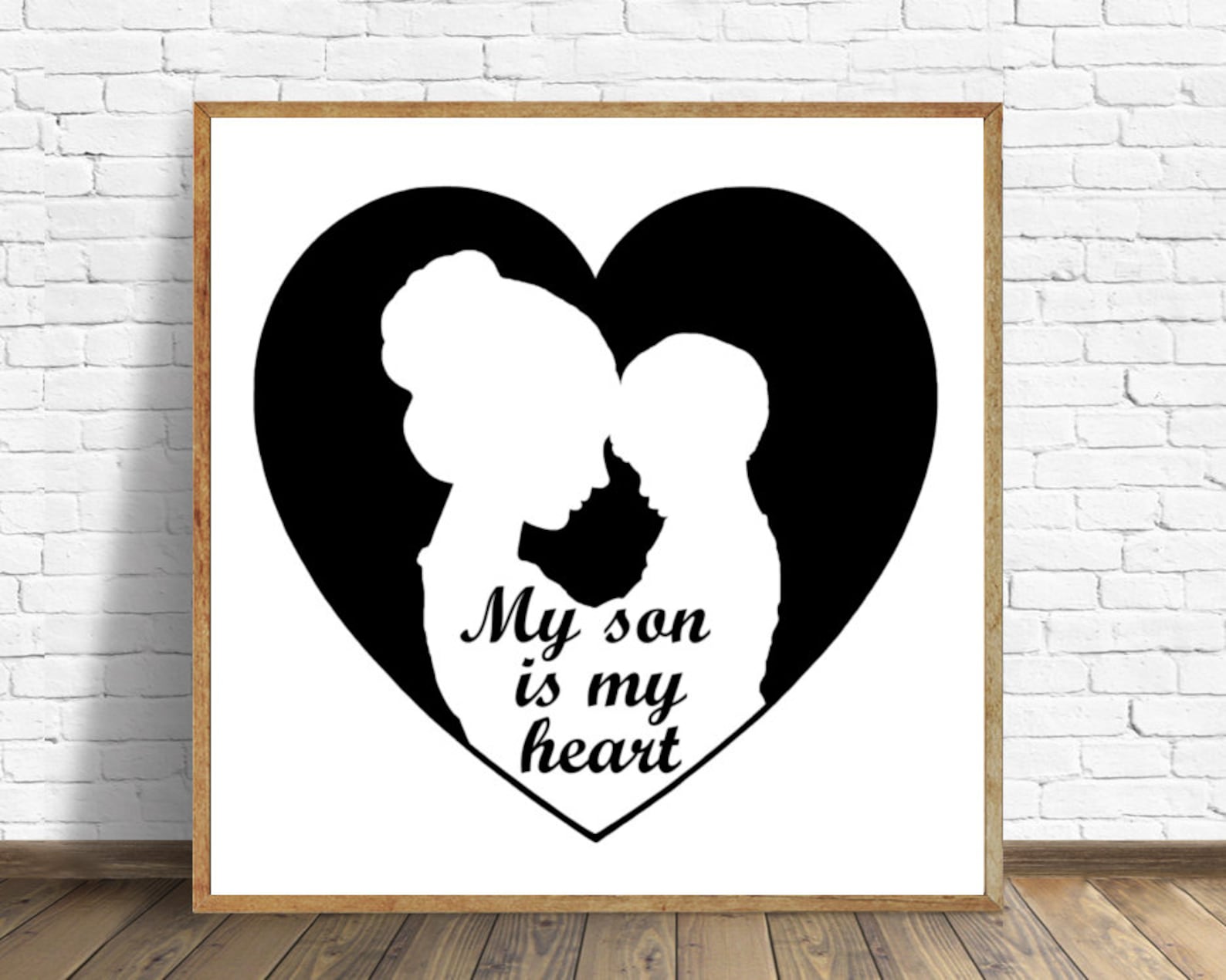 Mutter Sohn SVG Mutter Sohn Liebe Svg Mutter Sohn Zitate Etsy