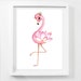 Flamingo Wall Art Nursery Decor Flamingo Baby Girl Nursery - Etsy