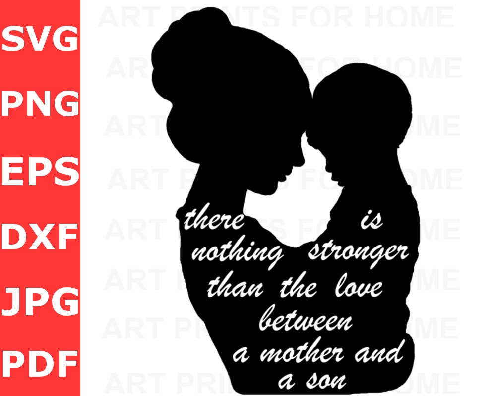 Mother Son Svg Mother Son Quotes Mom Svg Mother Son Love Etsy Israel