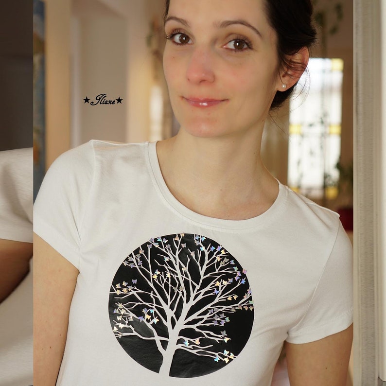 Download Baum mit Schmetterlingen SVG Datei Silhouette .ai .dxf | Etsy