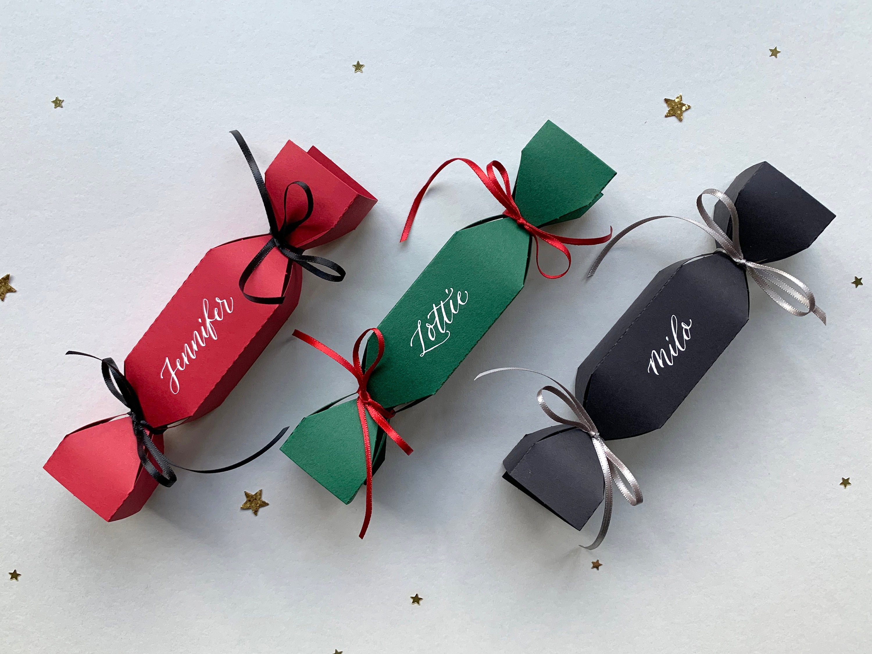 Personalised Christmas Crackers Party Favour Christmas | Etsy