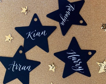 Handwritten Star Gift Tag / Place Card / Place Setting / Wrapping