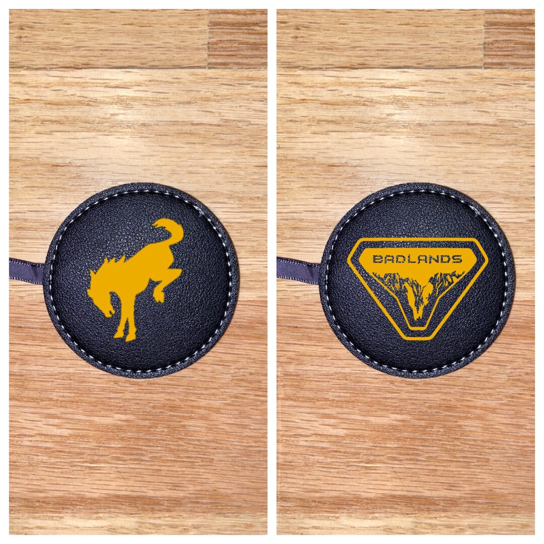 Bronco Cup Holder Coasters Fits Full Sized Bronco & Bronco Sport Set of