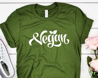 Vegan T Shirt, Vegetarian T Shirt, Cute Vegan Shirt, Vegan Gift, Go Vegan Tee, Friends Not Food, Vegan Friendly,Lettuce Eat Plants,Earth Day