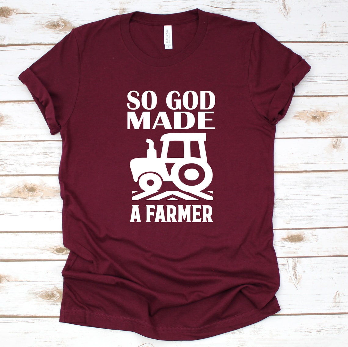 So God Made A Farmer Shirt, Made A Farmer Shirt, Patriotic Shirt, Farm ...