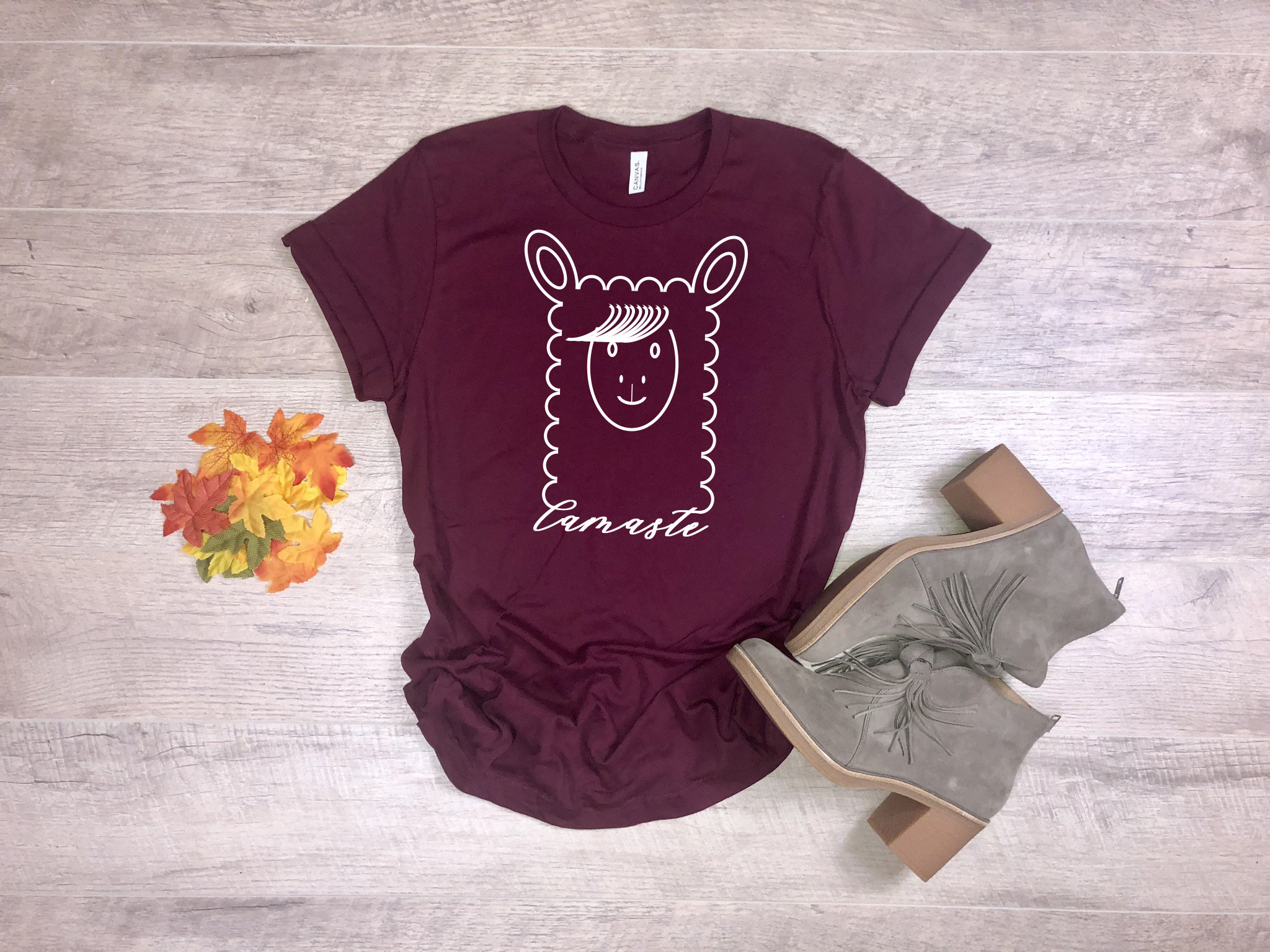 llamaste-lady-shirt-funny-llama-gift-llama-shirt-llamaste-etsy