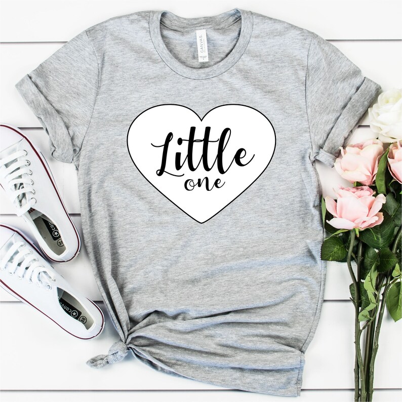 Little One Ddlg Shirt, - Super Soft 100% Cotton T-shirt With Short Sleeves and Crew Neckline in Athletic Heather Color. Available sizes: XS, S, M, L, XL, 2XL, 3XL*.