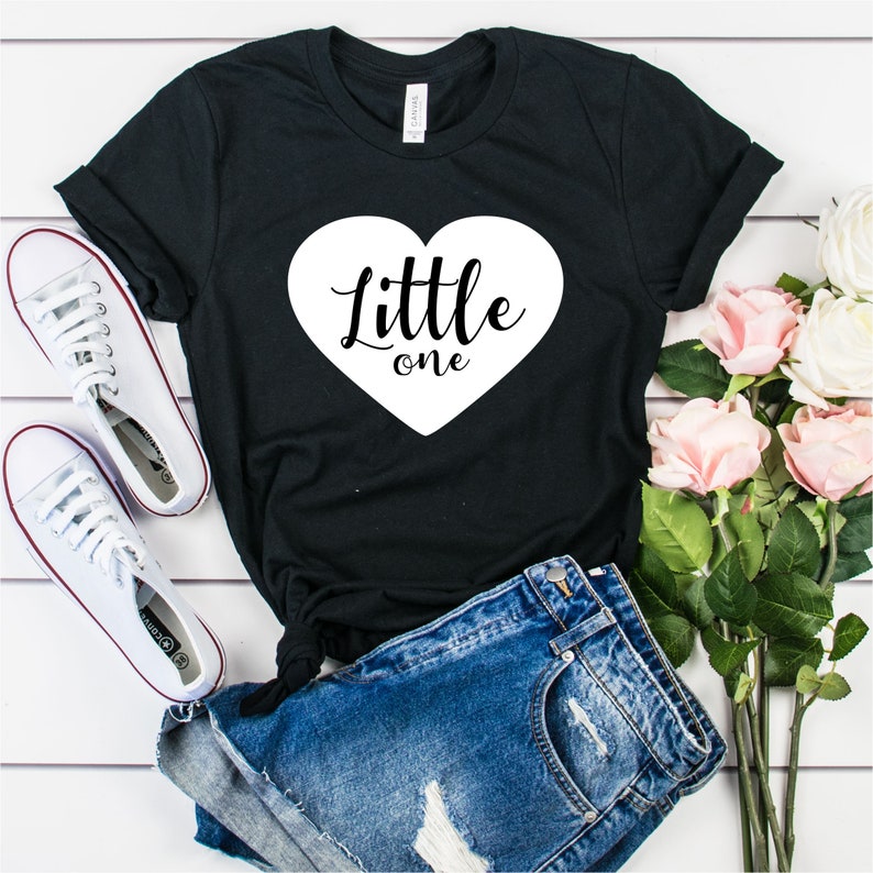 Little One Ddlg Shirt, - Super Soft 100% Cotton T-shirt With Short Sleeves and Crew Neckline in Black Color. Available sizes: XS, S, M, L, XL, 2XL, 3XL*.