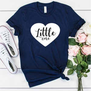 Little One Ddlg Shirt, - Super Soft 100% Cotton T-shirt With Short Sleeves and Crew Neckline in Navy Color. Available sizes: XS, S, M, L, XL, 2XL, 3XL*.