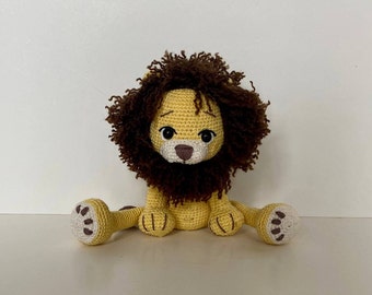 Gehäkelter Löwe, Amigurumi, Kinderzimmer, Geschenk, Unikat, Handarbeit, Einzigartig, Kunstlöwe