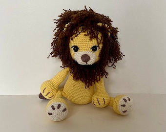 Gehäkelter Löwe, Amigurumi, Kinderzimmer, Geschenk, Unikat, Handarbeit, Einzigartig, Kunstlöwe