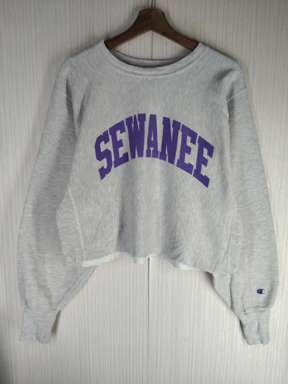 Rare!!! Vintage 80s Champion Reverse Weave SEWANEE University Crop