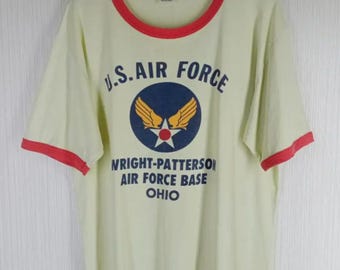 ZELDZAAM!!! Vintage jaren 90 Buzz Rickson's U.S.Air Force T-shirt, maat L