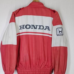 RARE!!! Vintage 90s Honda Racing Team Big Logo Jacket Size M