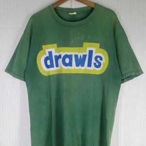 Very Rare!!! Vintage Drawls Skateboard Powell Peralta Santa Cruz Tshirt Size L