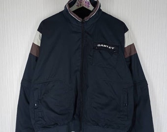 Rare!!! Vintage 90s Oakley Jacket Size M Oakley Sportwear Zipper Jacket