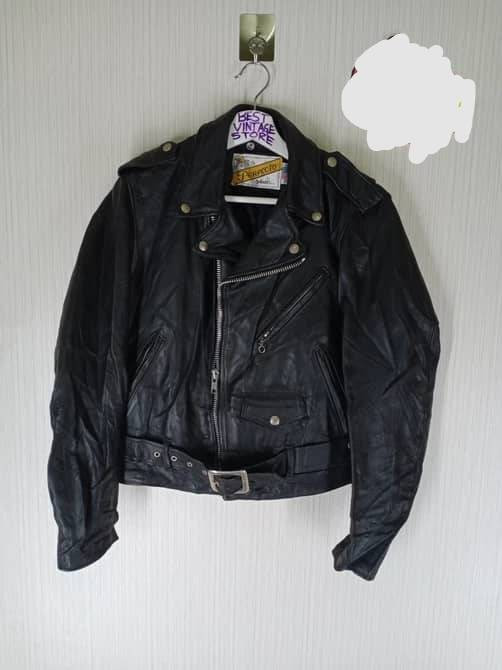 Rare!!! Vintage 80s Schott Perfecto Leather Punk/bikers