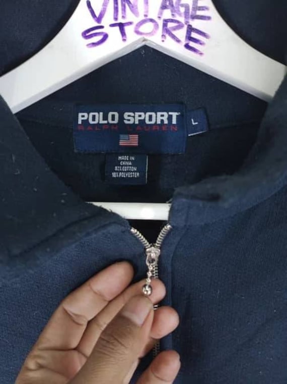 Vintage Polo Sport Ocean Challenge Half Zipper Sweatshirt/polo