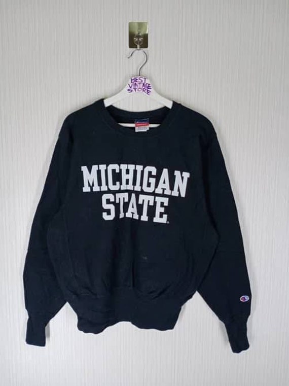 Vintage 90s Champion Reverse Weave Michigan State