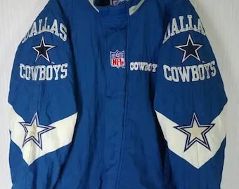 Dallas Cowboys Starter ジャケット M Men's Starter Navy Dallas Cowboys Scout I Full-Snap Varsity Jacket
