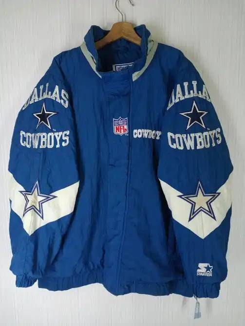 Rare!!! Vintage 90s Dallas Cowboys Big Logo Starter Jacket NFL