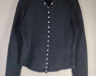 Vintage Agnes B Homme Snap Button Sweatshirt Jacket - Size S - Etsy