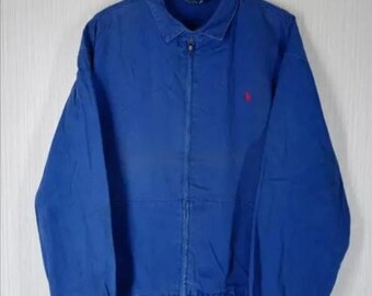 Seltene Vintage 90er Jahre Polo Ralph Lauren Small Logo Jacke Size L Polo Ralph Lauren Small Pony Polo RL Sweater