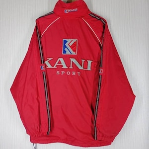 Rare!!! Vintage 90s Kani Sport USA Champions XXlll Windbreaker Jacket Size XL