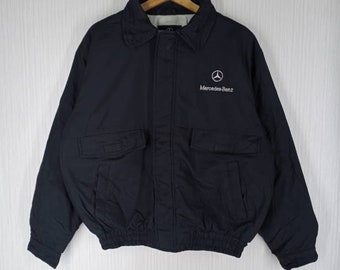RARE!!! Vintage Mercedes Benz Bomber Jacket Size M - Etsy