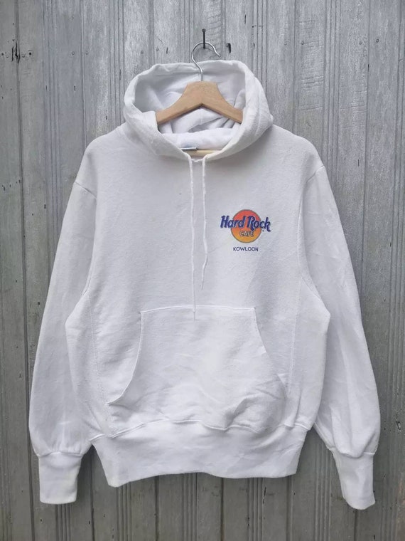 Rare Vintage 90s Hard Rock Cafe Kowloon Hoodie Sweatshirt Etsy