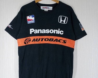 RARE!!! Vintage Super Aguri Fernandez Racing Honda Panasonic Tee Size L