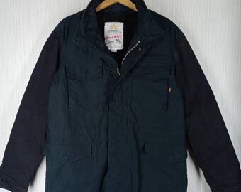Rare!!! Vintage Alpha Industries X Lee Storm Rider Jacket Size XL