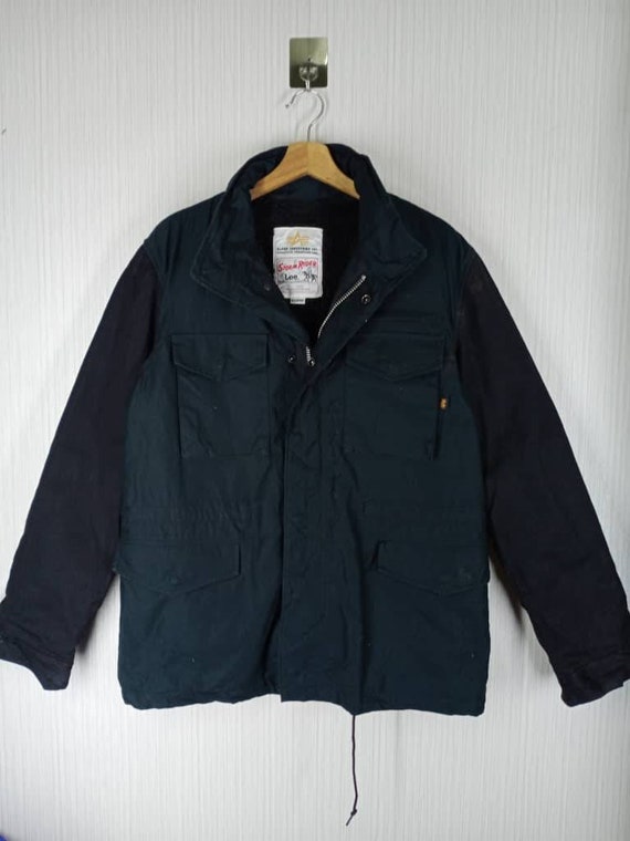 Rare!!! Vintage Alpha Industries X Lee Storm Rider Jacket Size XL