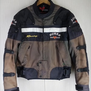 RARE!!! Vintage Duchan Motor Racing Riding Bikers Jacket Size M