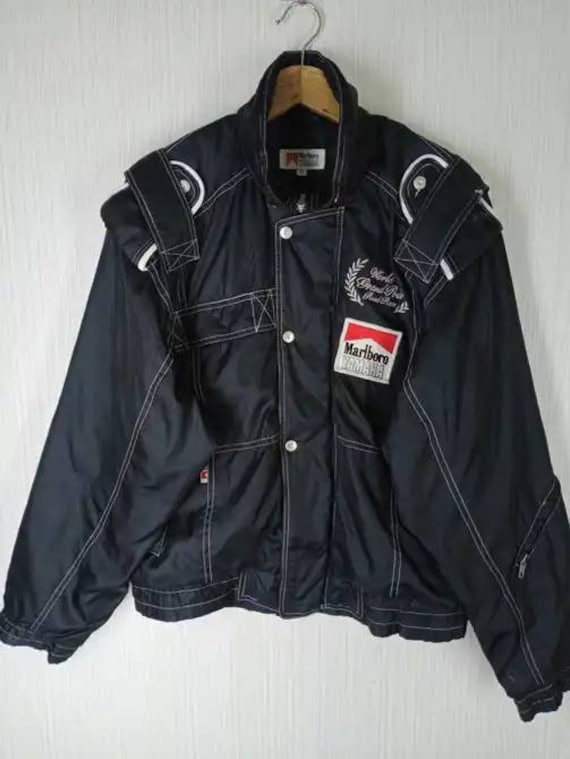 Rare!!! 90'S Marlboro Yamaha Grand Prix World Road Race Bomber