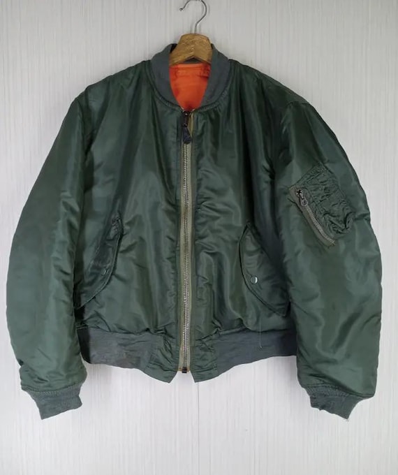 Rare!!! Vintage 70s Alpha Industries Bombers Flight Ma-1 Usaf