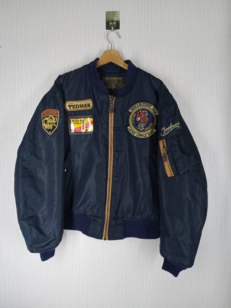 Rare!!! Vintage 1991 Tedman Ted Company Flight MA-1 Limited